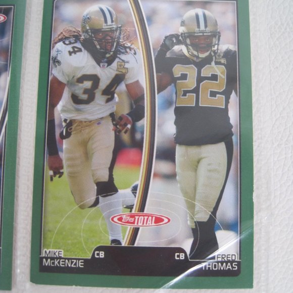 Lot of 10 New Orleans Saints NFL Player Cards - Picture 9 of 12